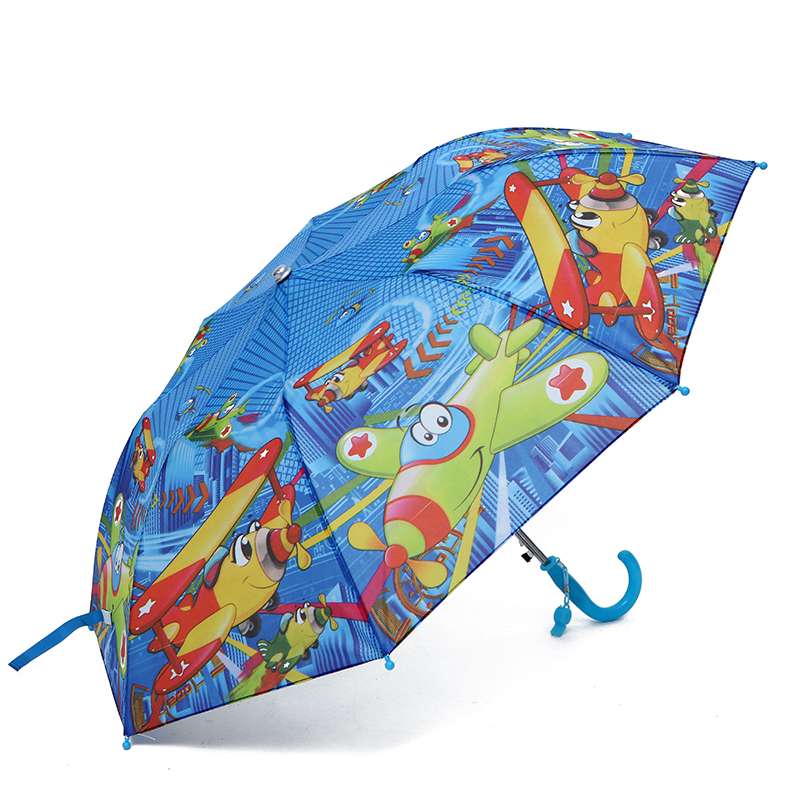 53cm 8 abierto dos plegables transferencia de calor paraguas automático para niños simple y conveniente mezcla de estilo mezcla de color Specification image