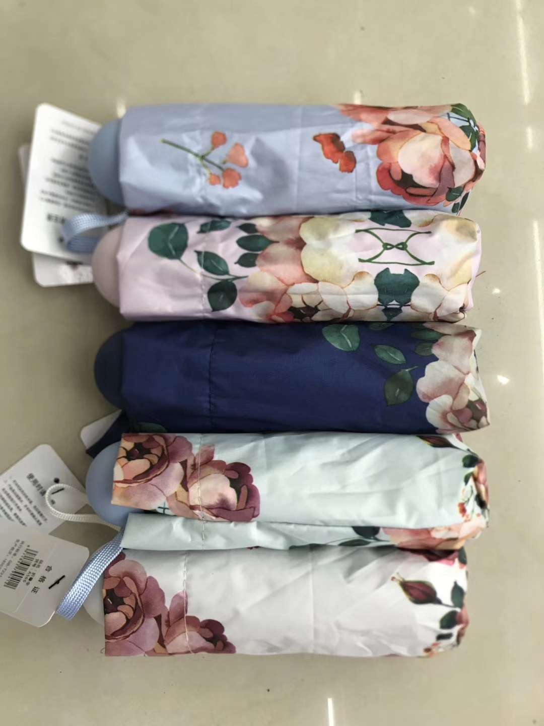 Factory direct sales, 50% off 6k black rubber sun protection umbrella, pocket umbrella bag, bag umbrella, capsule umbrella, UV protection, all-weather umbrella Specification image