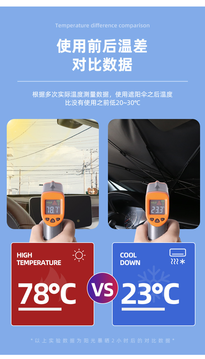 Car sun umbrella undefined