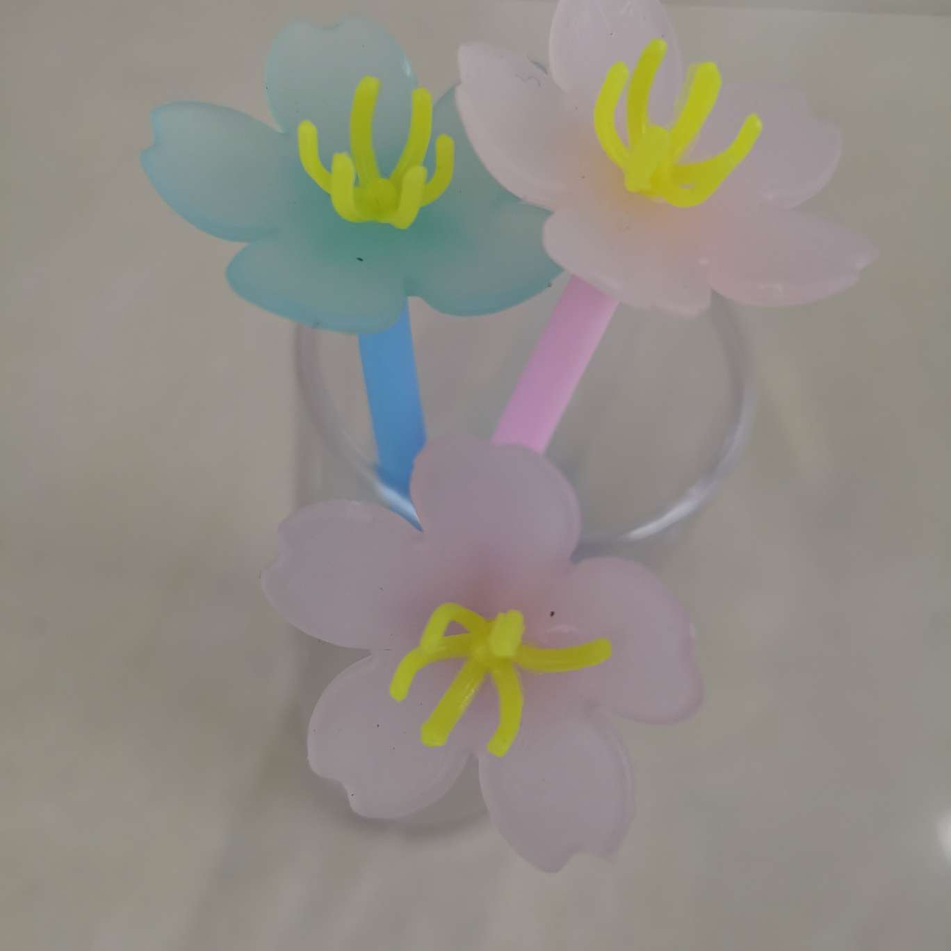 Cherry blossom modelling soft glue pen