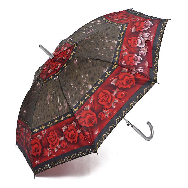 53Cm 8 Open 10 Medium Rod Polyester Cloth Umbrella Print Mix Mix Color Specification drawing
