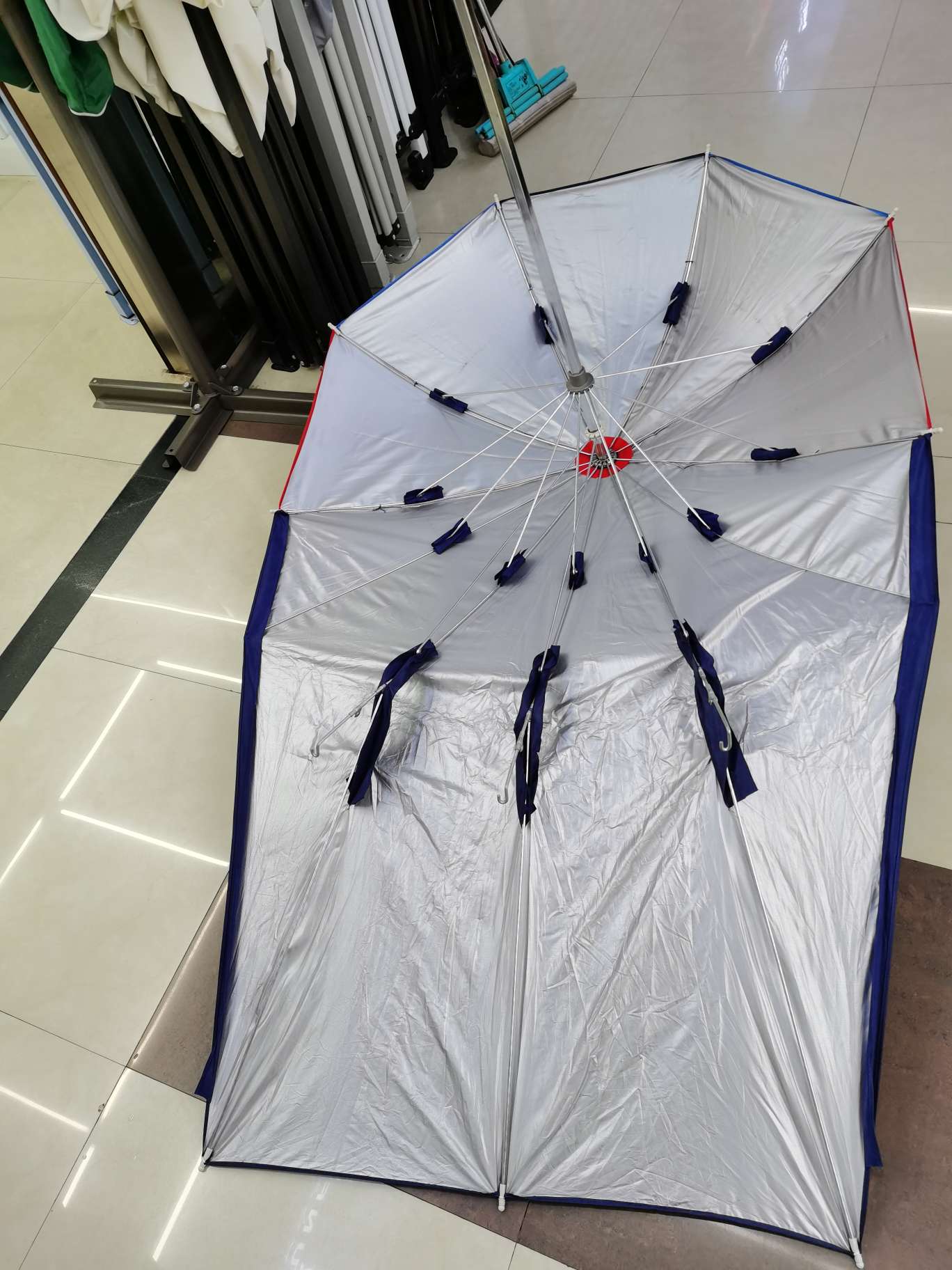 Motorcycle umbrella, sun umbrella, large sun umbrella details Picture