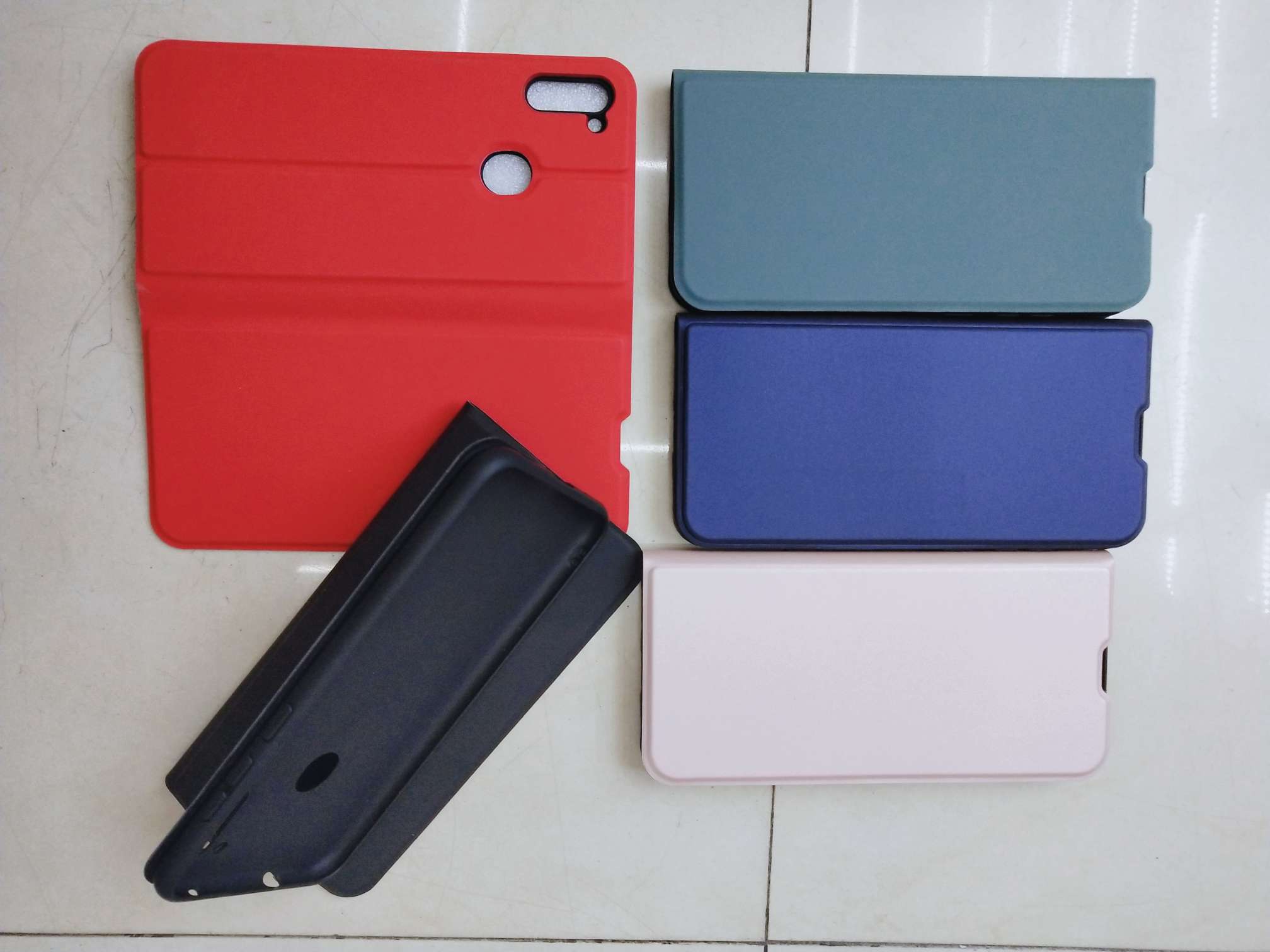 Magnetic folding stand phone holster