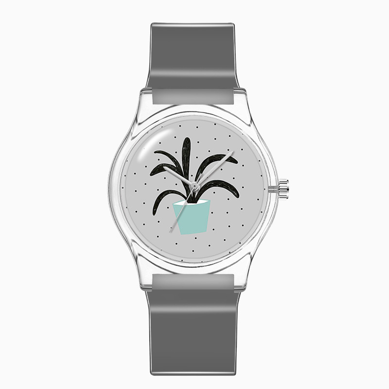 韩国概念手表盆栽系列田园风学生手表艺术精致女式手表wristwatch详情图4