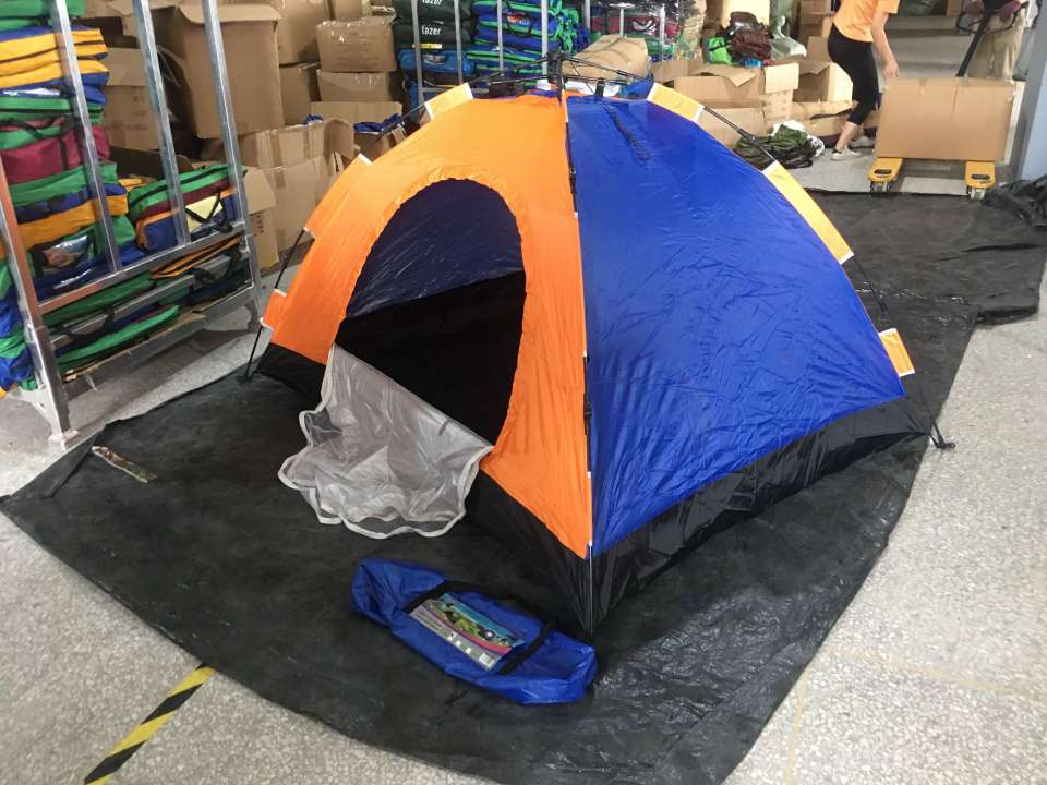 厂家直销户外双人自动双层帐情侣帐，野外路营帐产品图