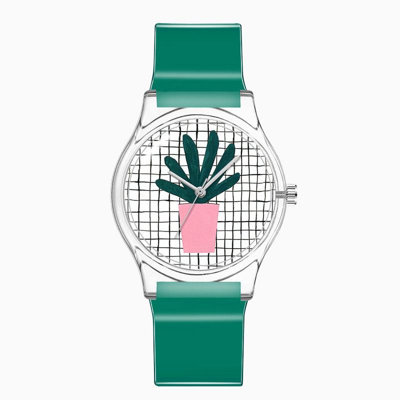 韩国概念手表盆栽系列田园风学生手表艺术精致女式手表wristwatch详情图8