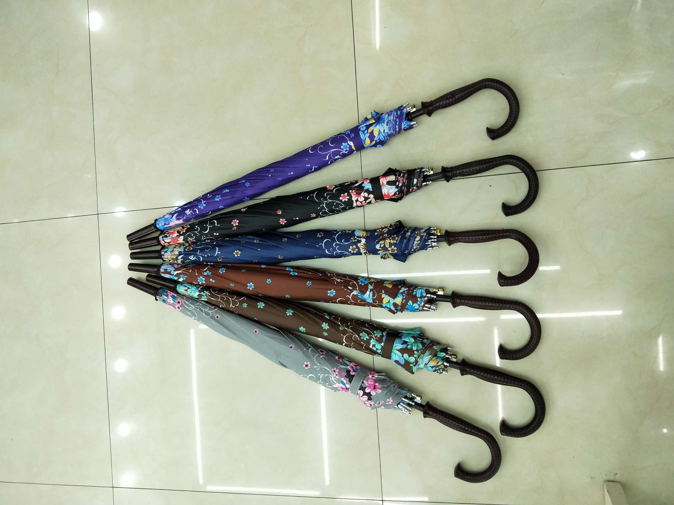 56 cm 10K spray-painted flower umbrella