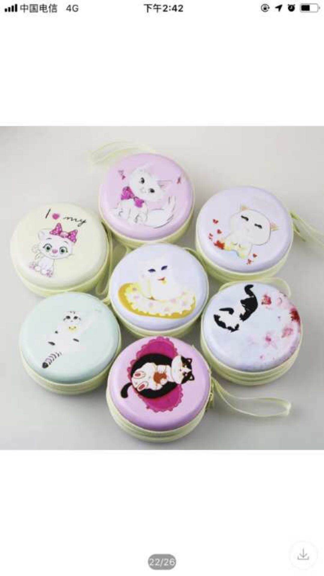 Round earphone cable box thumbnail