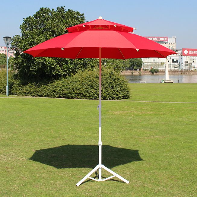 户外广告太阳伞双顶伞庭院伞摆摊伞开口伞产品图