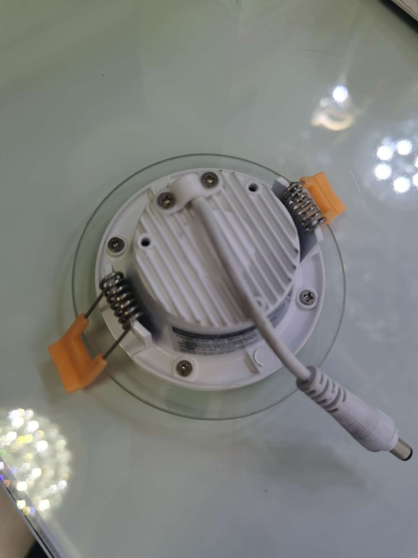 玻璃面板灯细节图