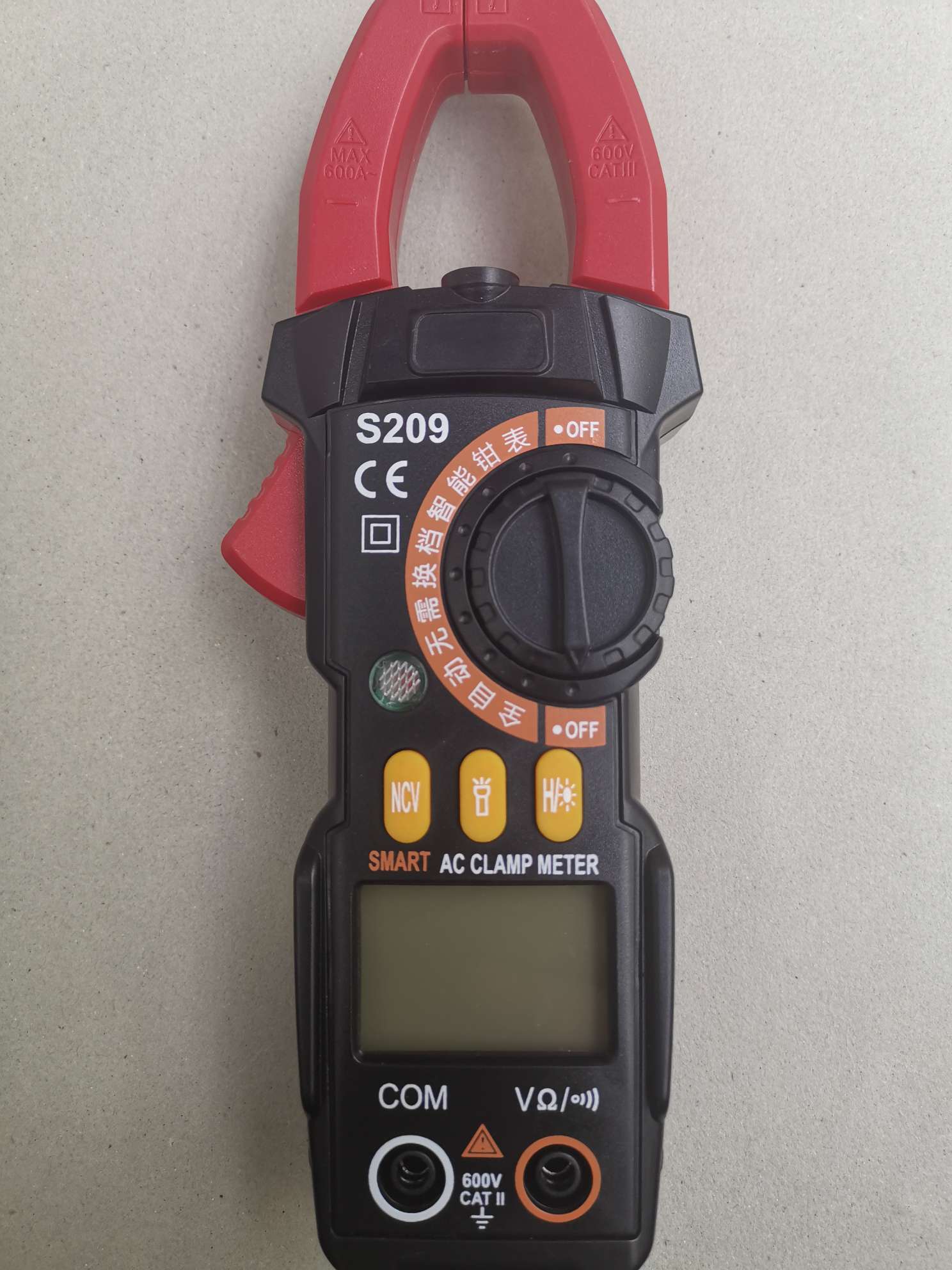 万用表S209 CLAMP MULTIMETER  DIGITAL MULTIMETER 钳型表产品图