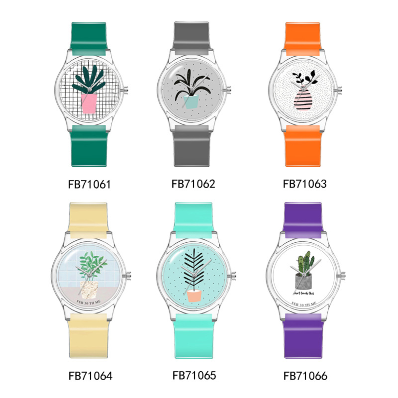 韩国概念手表盆栽系列田园风学生手表艺术精致女式手表wristwatch图