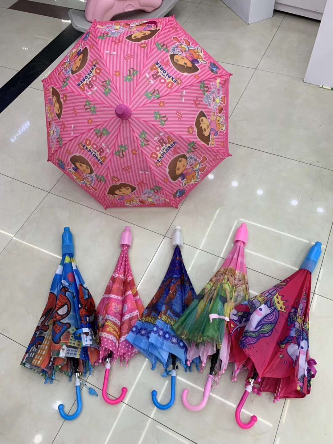 50cm 8 abierto transferencia de calor niños paraguas impermeable cubierta linda venta caliente