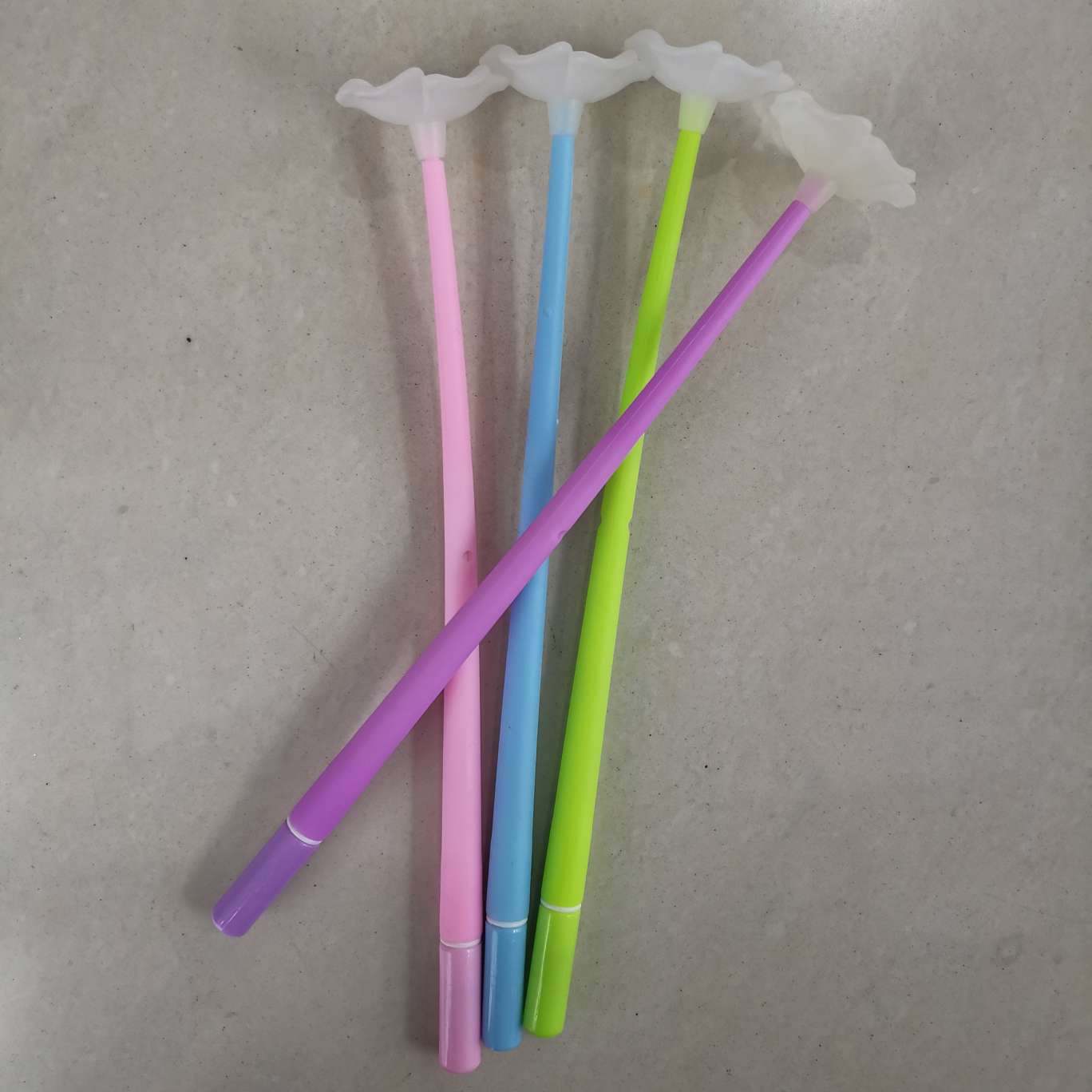Pequeña flor fresca soft gel pen Item Picture