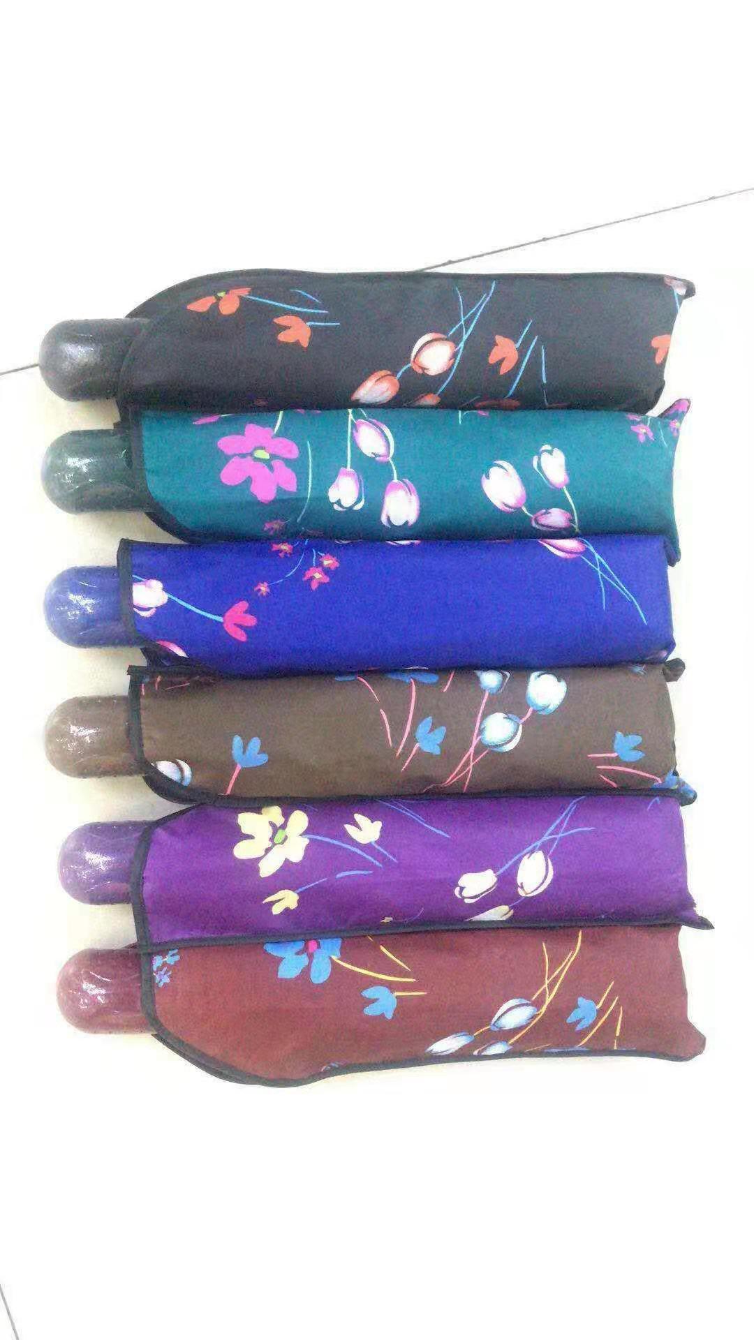53 cm impact-resistant fabric automatic folding umbrella with large flowers, simple and fashionable