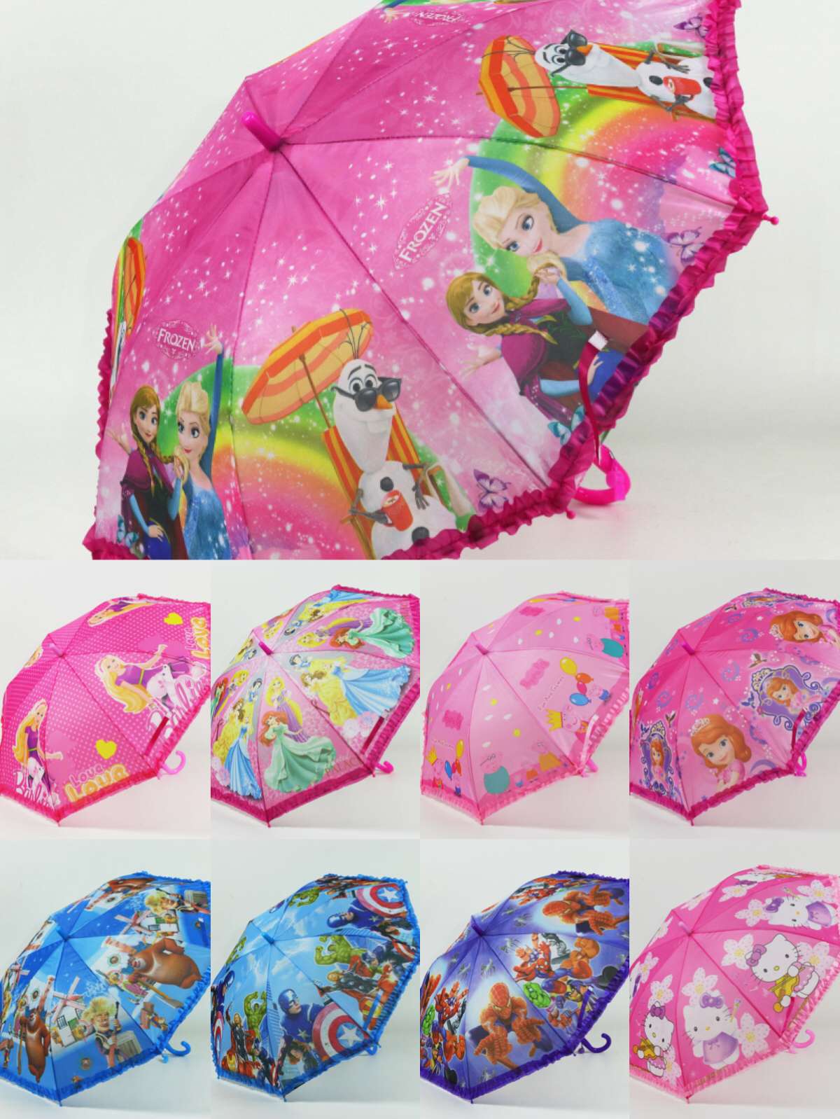 50 cm children's umbrella, lace umbrella, cartoon umbrella