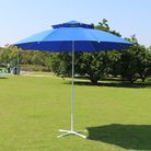 户外广告伞太阳伞双顶布涤纶布开口伞