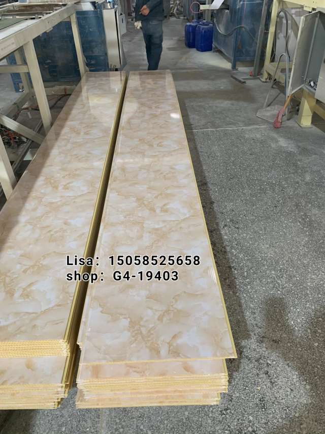 PVC wallboard Interior decoration materials buckle board wood grain wallboard marble grain wallboard High quality wallboard undefined