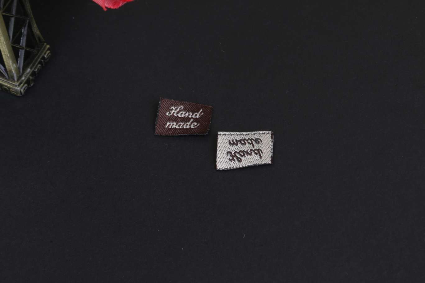 饰品标签 韩文手工制造标 标签