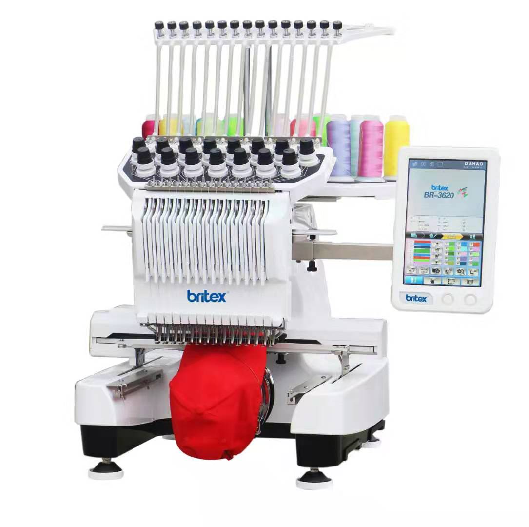 Fully automatic computerized embroidery machine, flat cap integrated embroidery machine, 8-needle, 12-needle, 15-needle, is an excellent embroidery machine for household and industrial use undefined