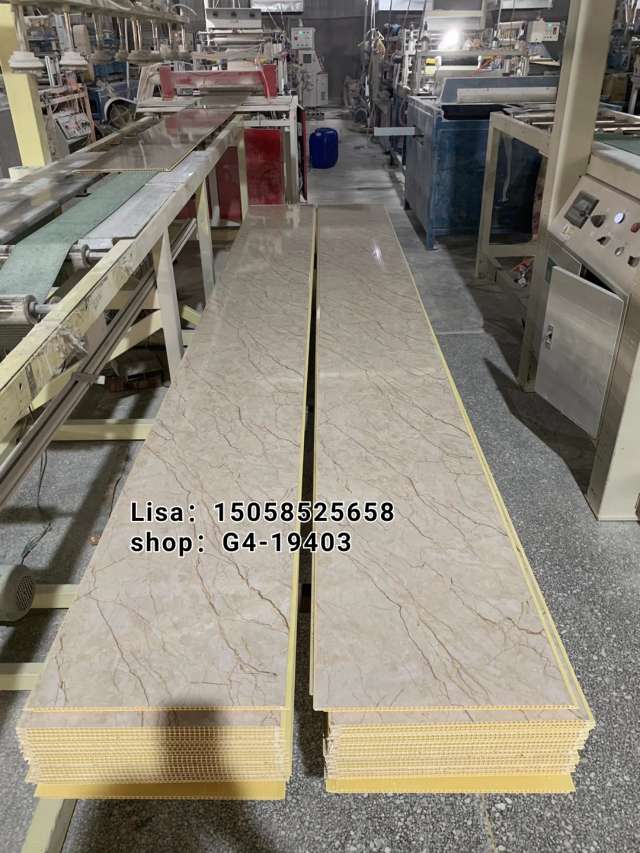 PVC wallboard Interior decoration materials buckle board wood grain wallboard marble grain wallboard High quality wallboard undefined