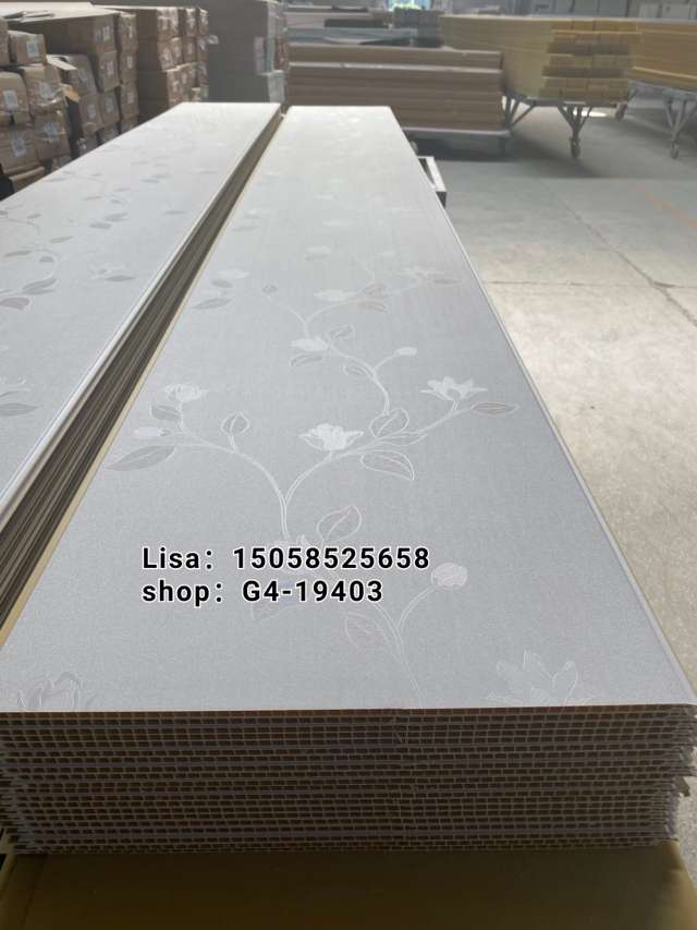 PVC wallboard Interior decoration materials buckle board wood grain wallboard marble grain wallboard High quality wallboard Application Scenario