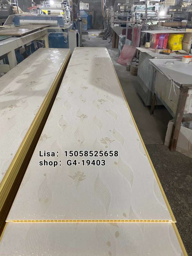 出口非洲墙板 室内装修材料 扣板 木纹墙板 大理石纹墙板 高质量墙板详情图8