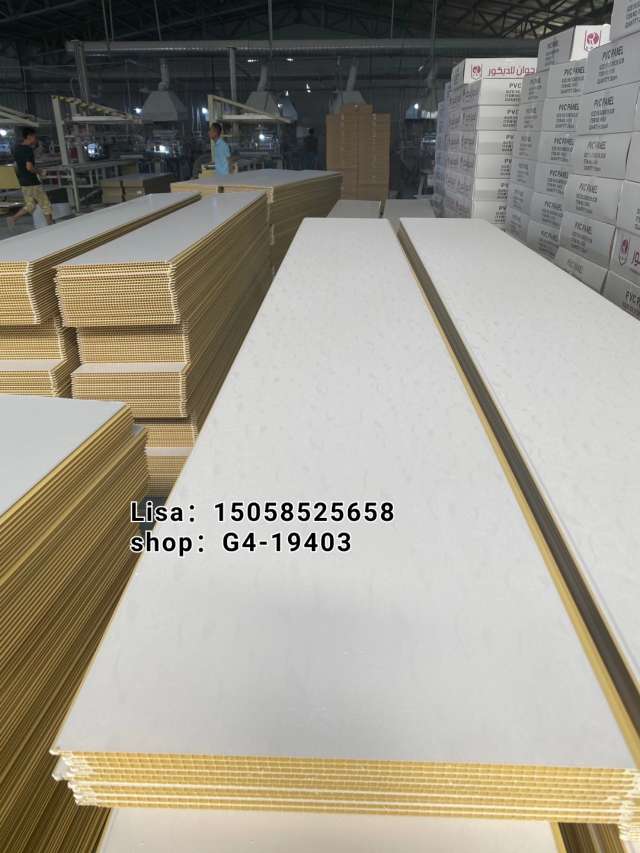 贴面墙板 室内装修材料 扣板 木纹墙板 大理石纹墙板 高质量墙板详情图4