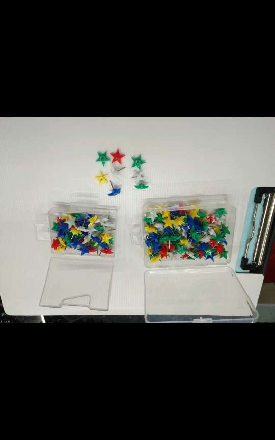 彩色工字钉按钉创意美术diy图钉画小图钉软木板照片墙小钉子细节图