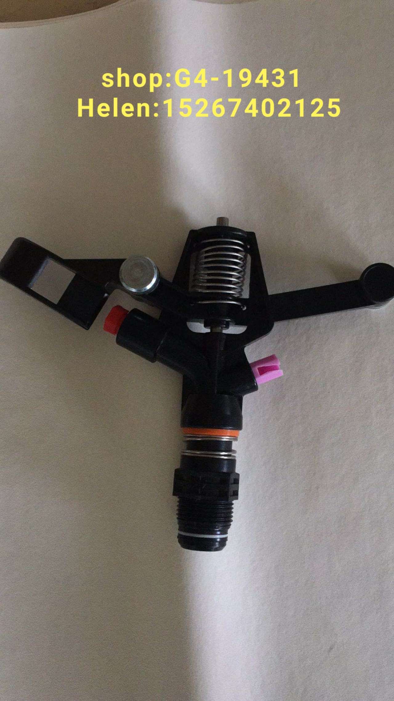 Sprinkler Garden sprinkler Rotating rocker arm sprinkler Grass sprinkler irrigation sprinkler Automatic irrigation sprinkler Agricultural sprinkler Alloy rocker arm sprinkler ^
