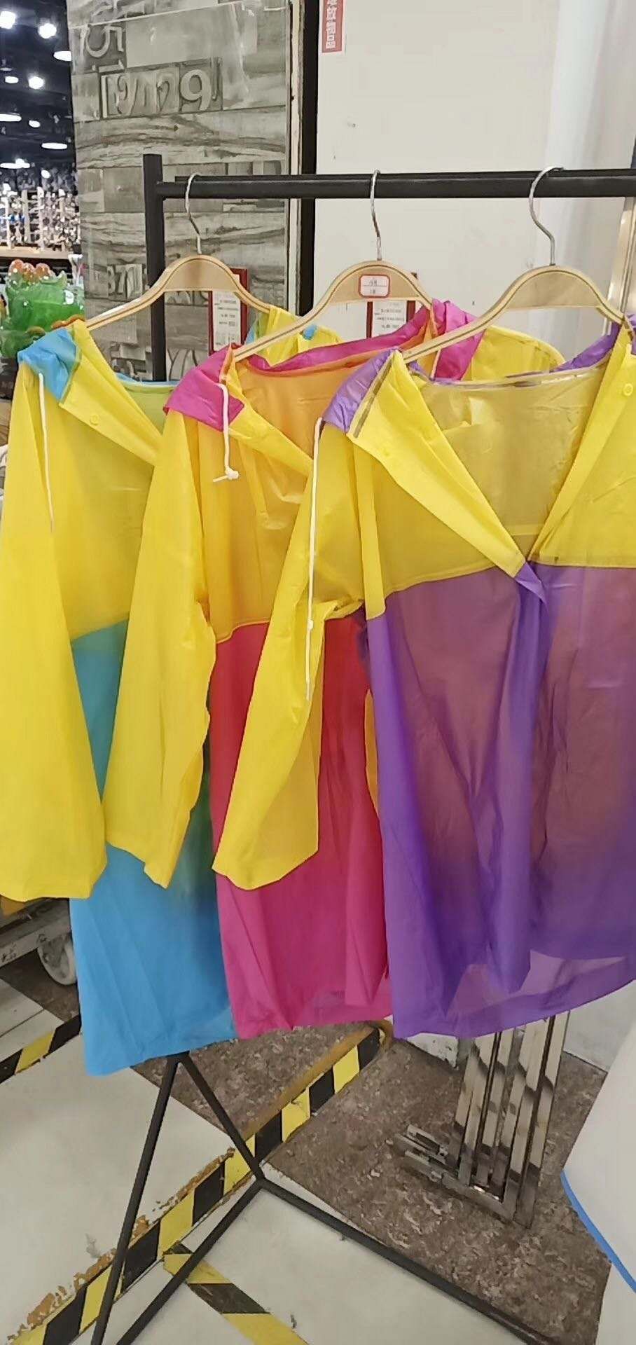 儿童学生书包款雨衣雨披塑料防水雨披全身雨衣连体雨衣