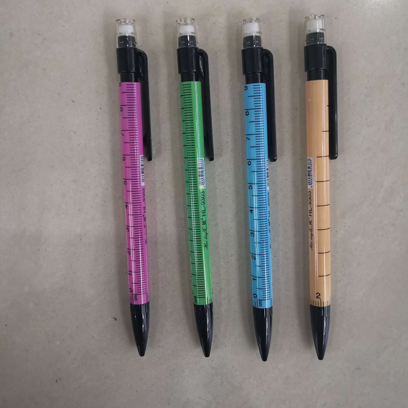 Automatic graduated printing pencil
