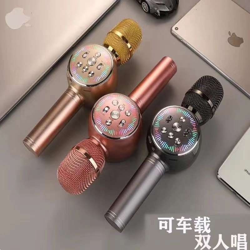 ruyunda华强北骨传导蓝牙耳机 L999炫彩灯光无线话筒运动跑步重低音中继器wifi连接