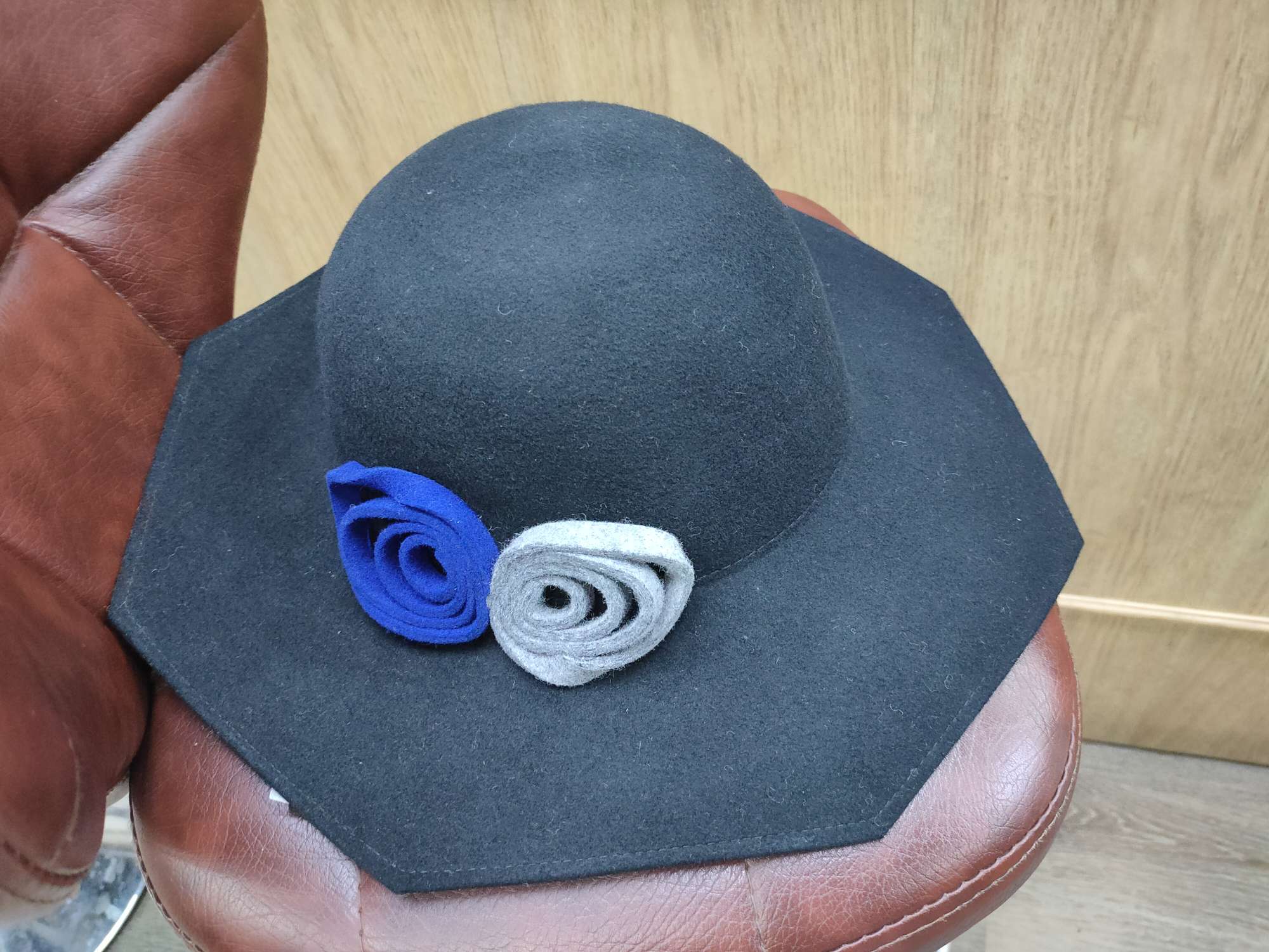 Multi-sided shaped wool hat details Picture