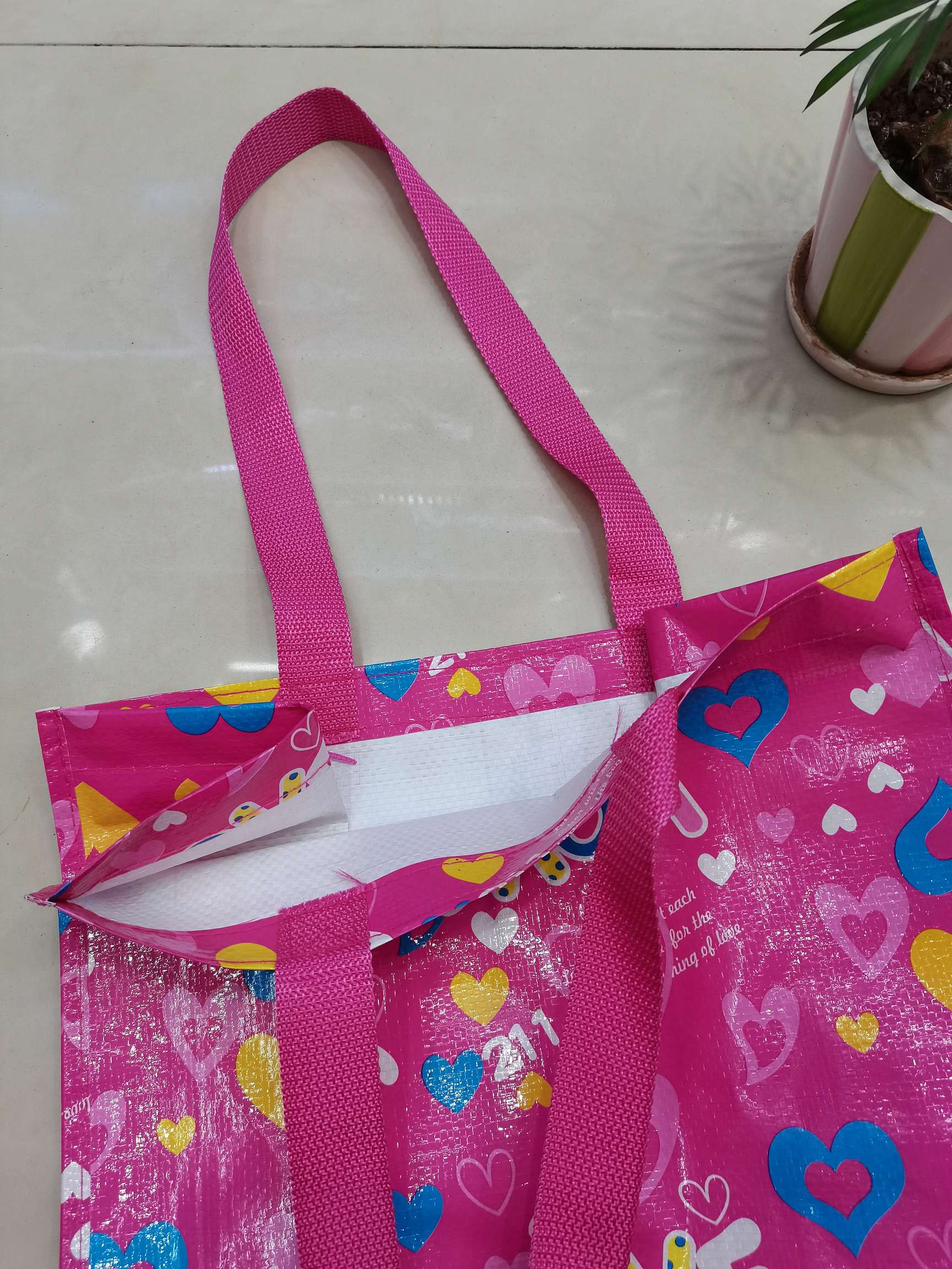 Color-printed laminated PP open pocket Specification image