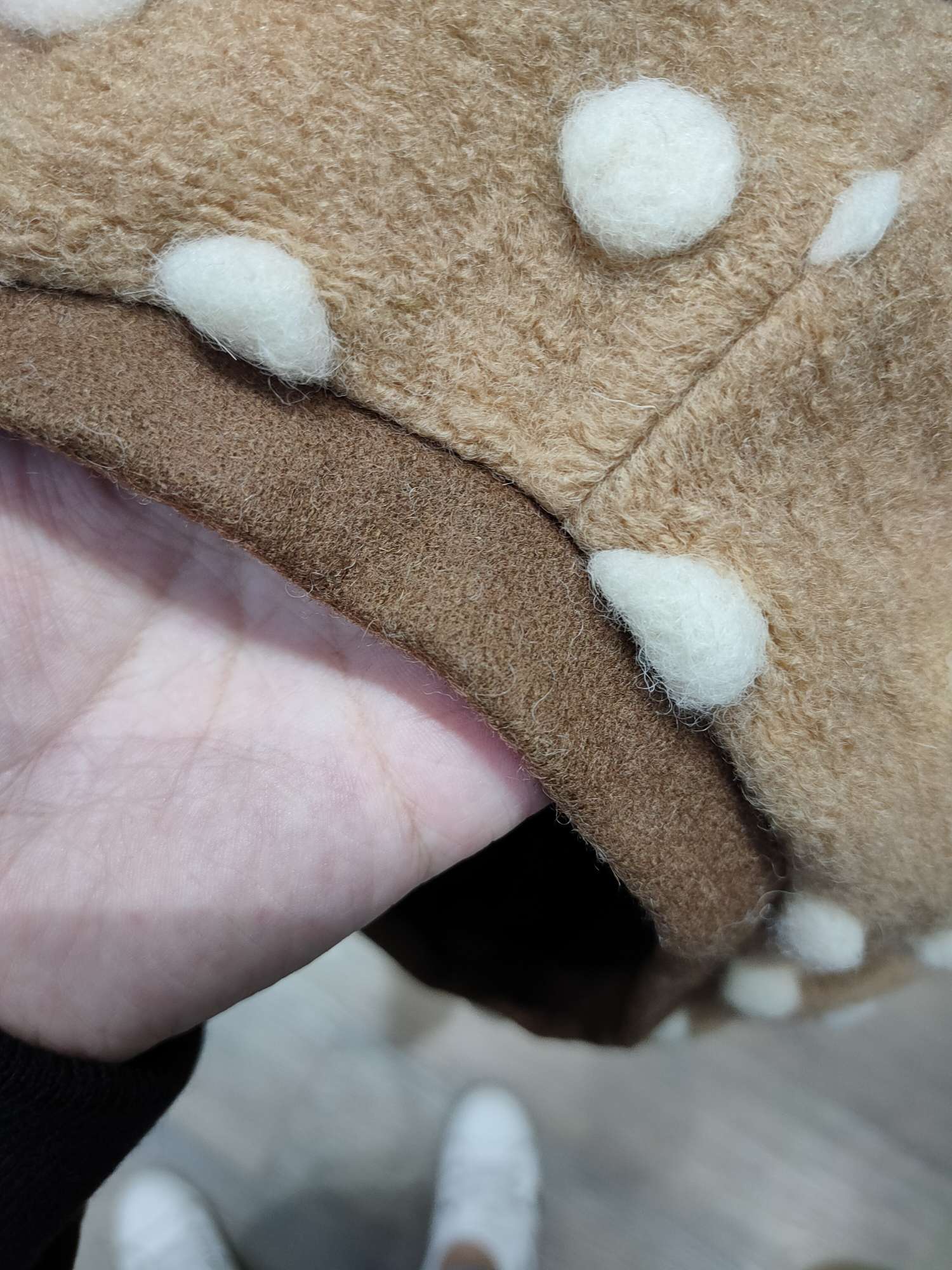 Qiuqiu cashmere hat, autumn and winter cloth hat Specification image