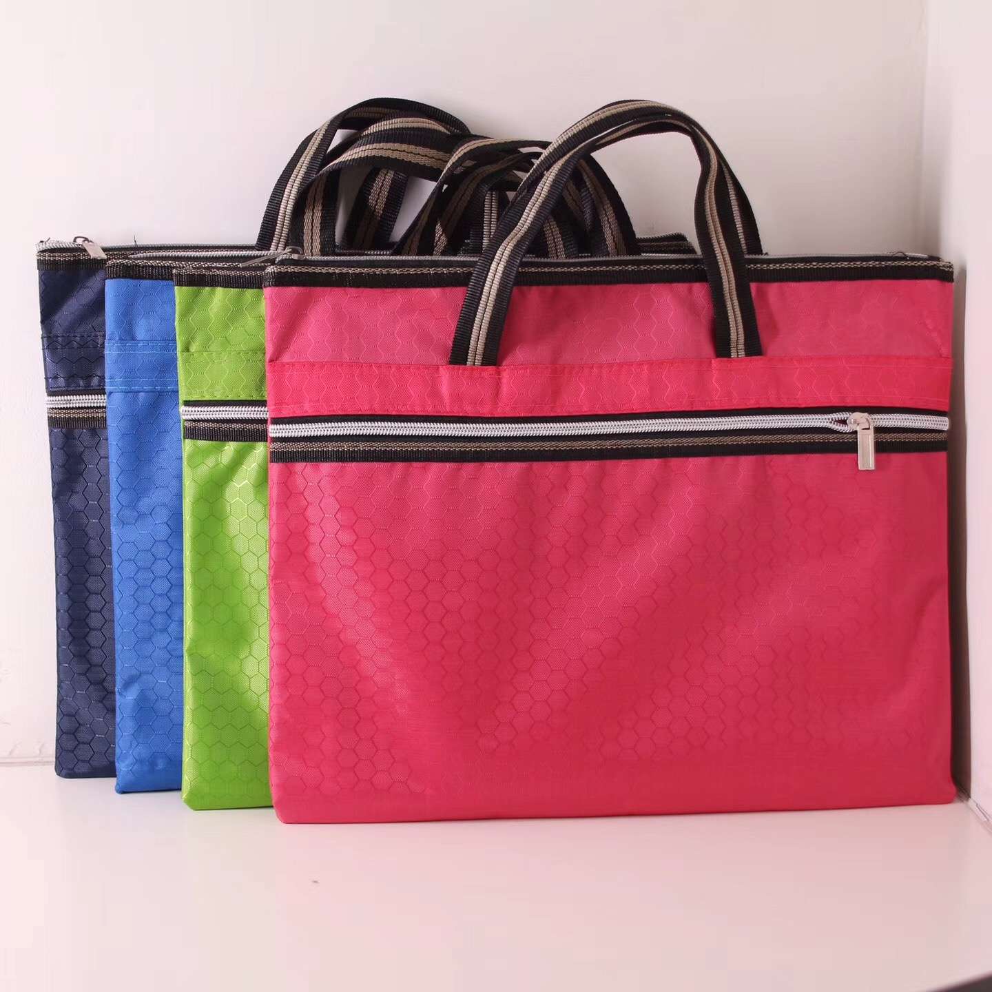 高级手提文件包，商务多功能手提立体文件包