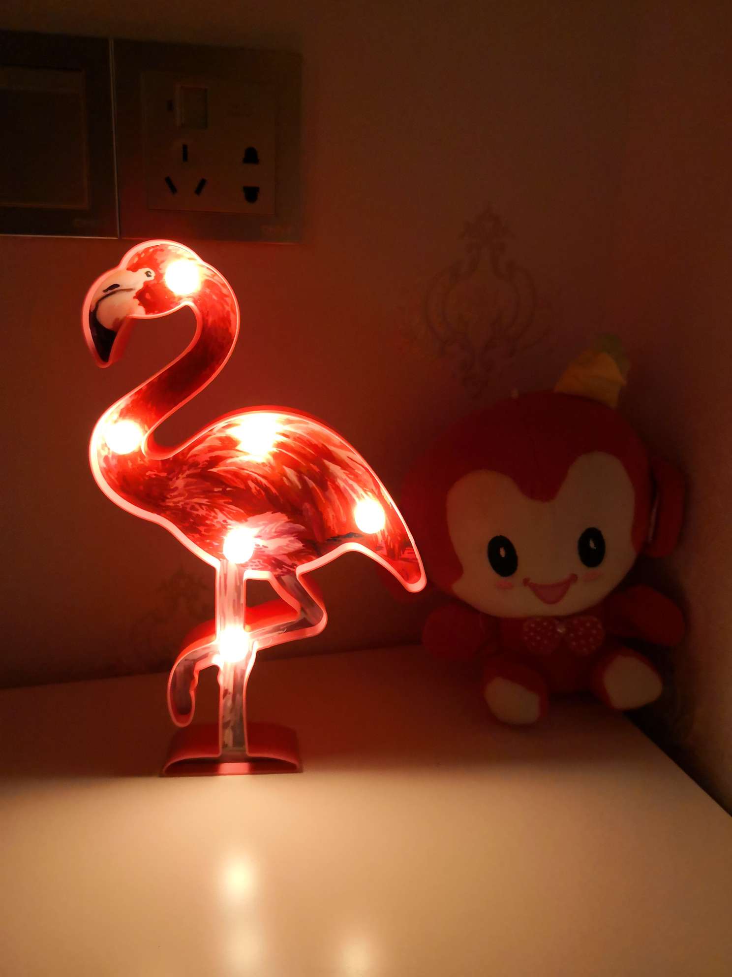 led造型灯火烈鸟白底实物图