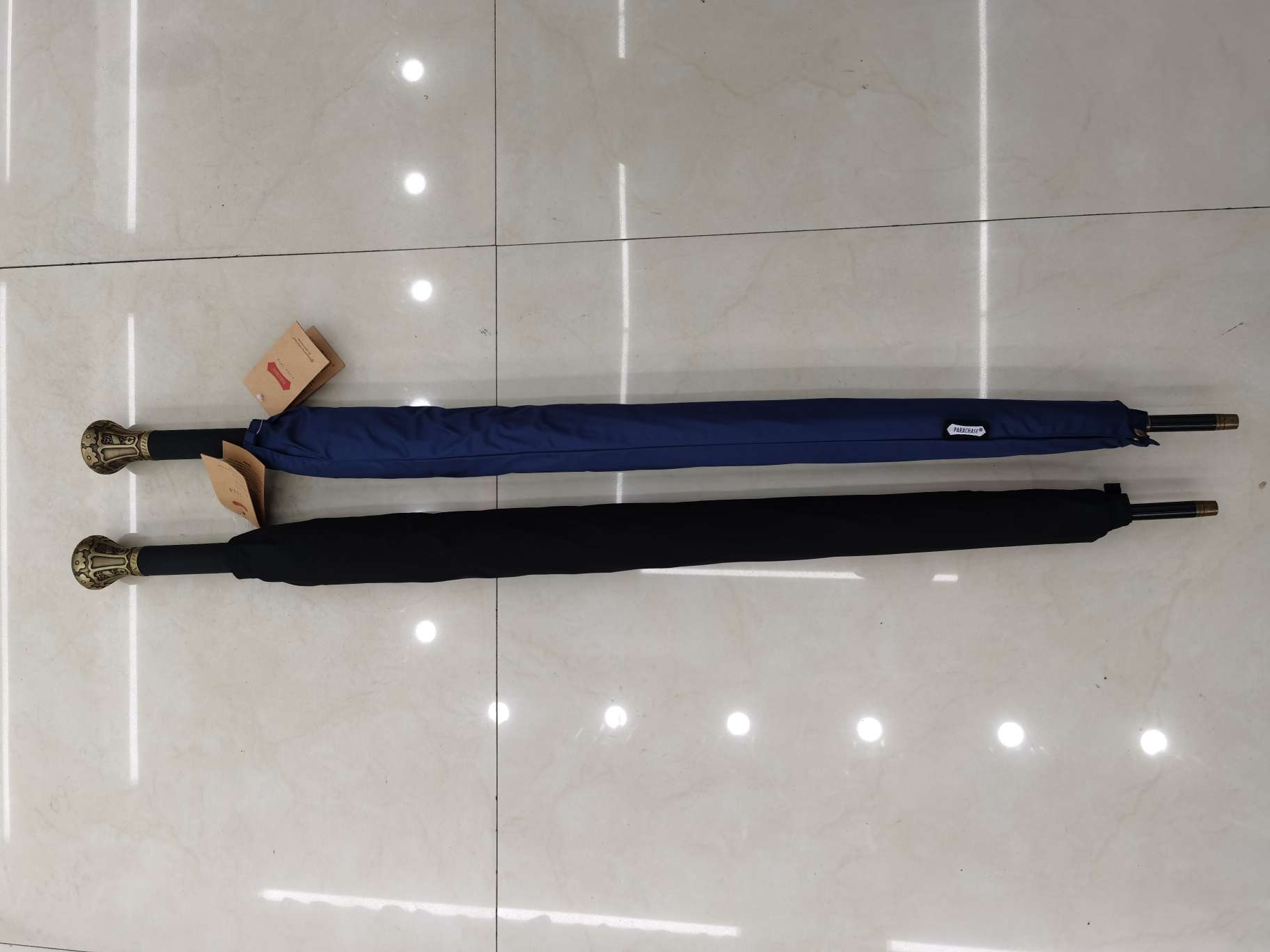 63.5x12k straight bone hand-opened 599T gentleman men's umbrella, item number 1114