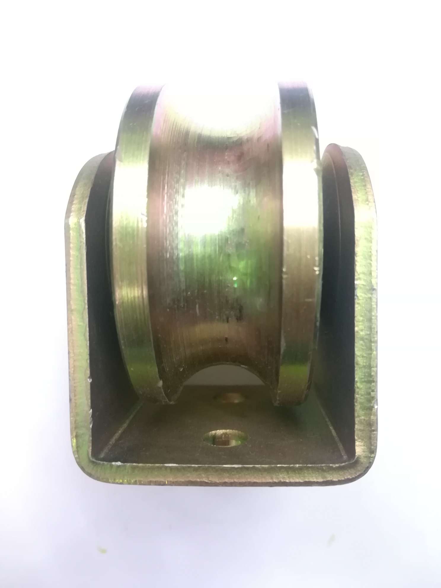 U-shaped double bearing wheel