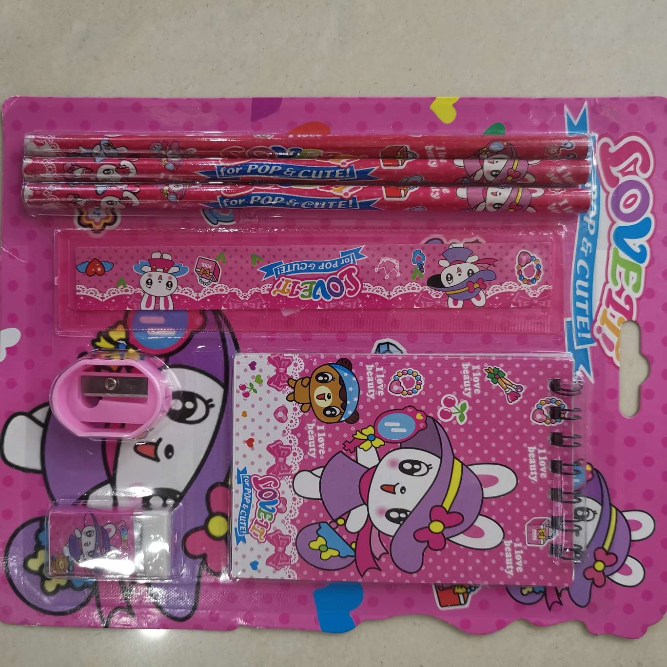 Combination stationery set detail image 1