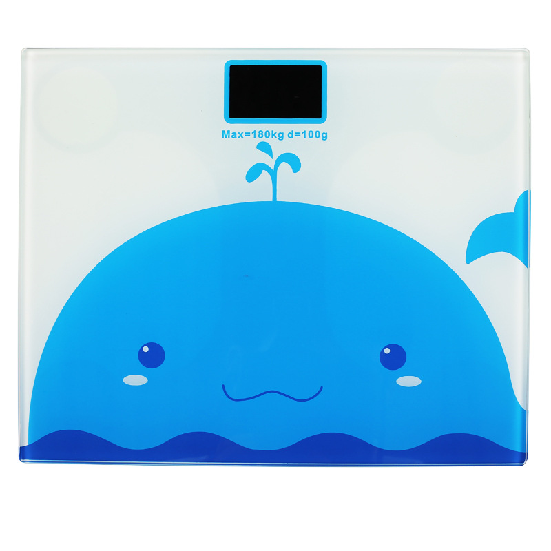 新款企鹅电子秤 人体体重秤 家用健康秤 礼品秤 经典方秤 可印logo详情图3