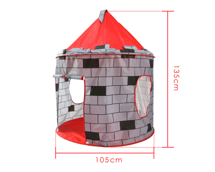 Children's city wall yurts, tents, game houses, leisure automatic tents, children's tents, outdoor products wholesale detail image 10
