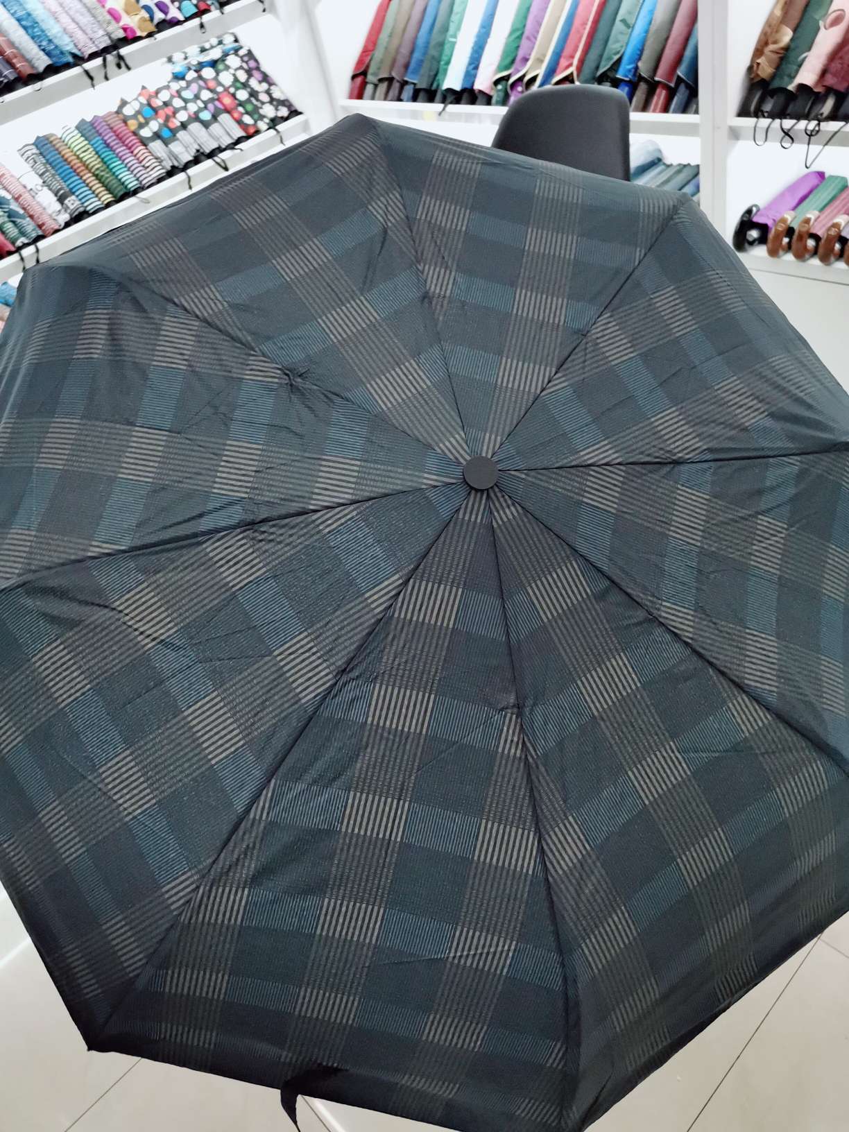 Semi-automatic lattice umbrella Item Picture