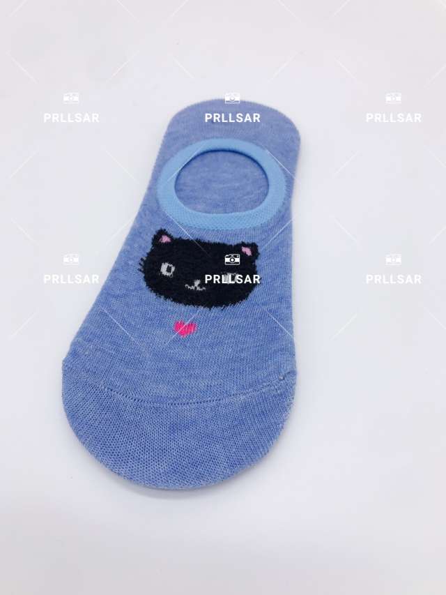PRLLSAR卡通可爱棉袜直板立体韩式时尚学生短袜船袜男袜女袜欧美简约风春夏秋冬动物款happy情侣袜潮袜五色帕丽莎白底实物图