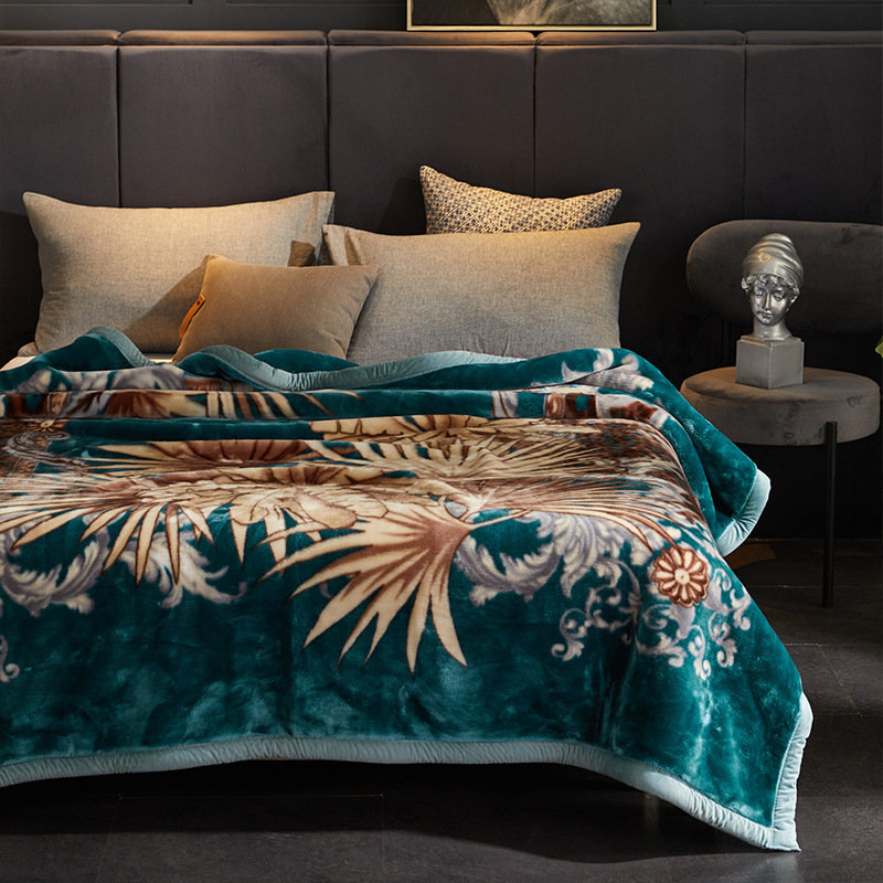Angora blanket Coral fleece blanket thickened and warm, Razer Cloud blanket gift blanket group purchase wholesale details Picture