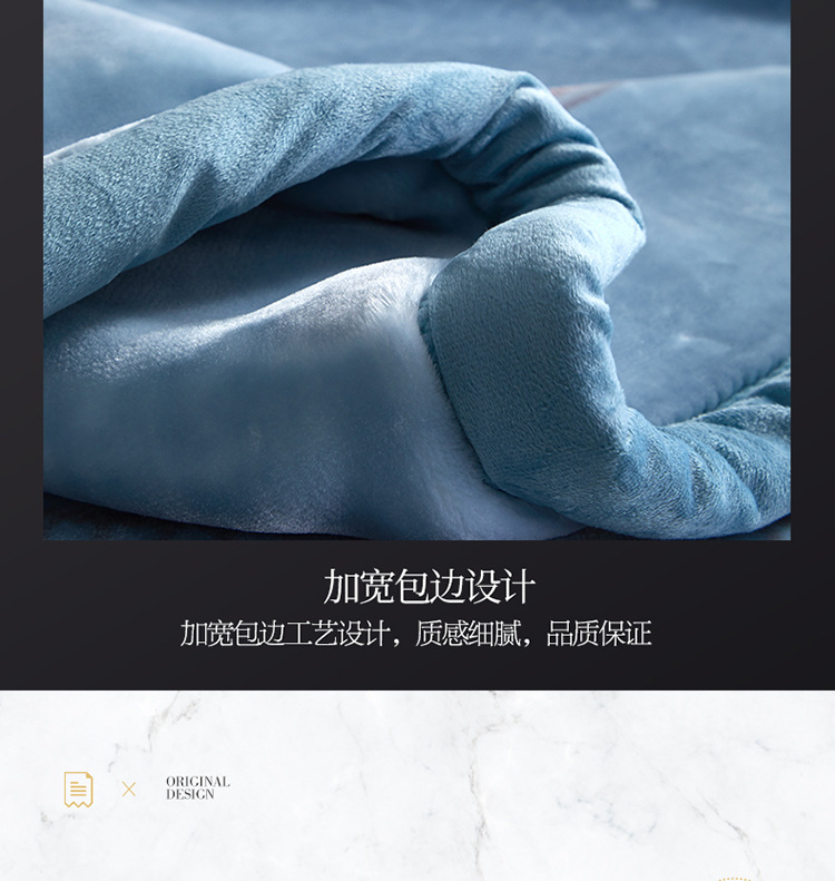 Group purchase of 2022 new Angolan large-print high-end cloud blankets, Lashel blankets, thickened and fleece warm blankets, gifts pic 3