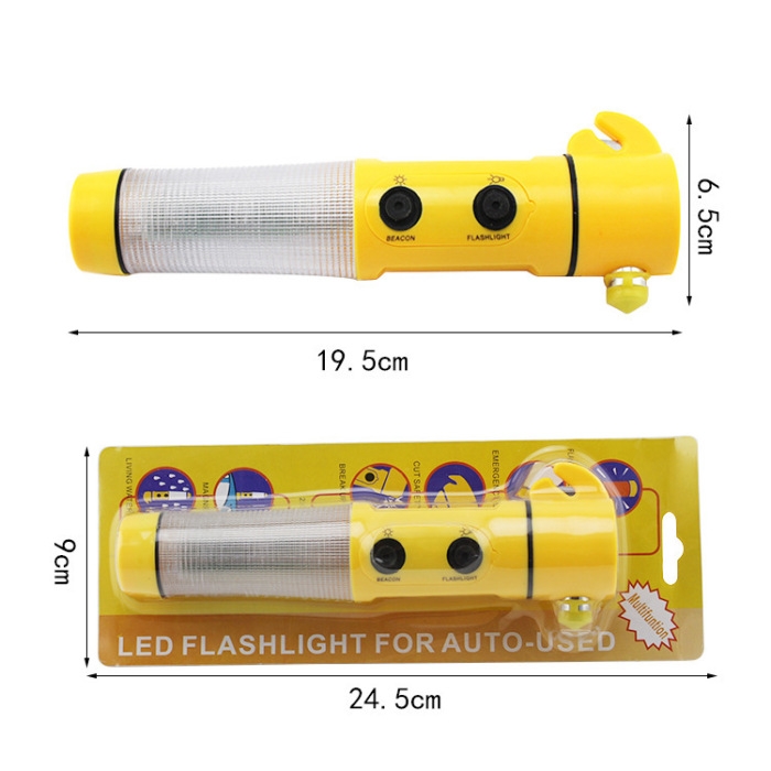 汽车四合一安全锤 全新料 4合1 车用多功能应急安全锤详情图14