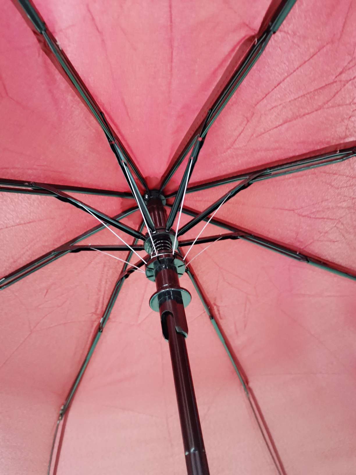 Plain-colored automatic umbrella detail image 3