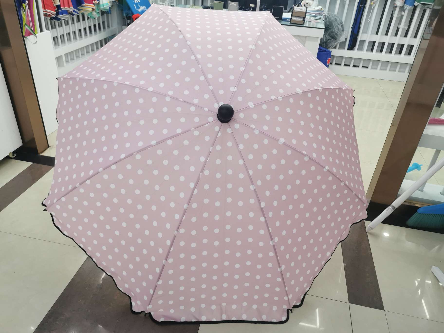 New polyester lace beach umbrella furniture umbrella of Hengyang brand details Picture